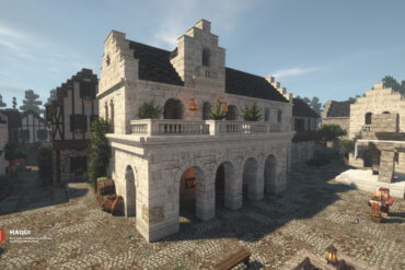 Minecraft Conquest Reforged Medieval Fantasy City